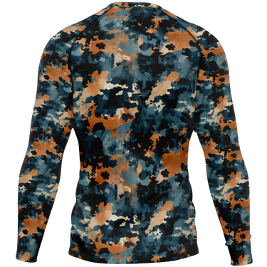 Chokefish™ Long Sleeve Rashguard Acid-Wash Men's Shirt-009